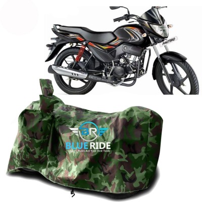 BLUERIDE Two Wheeler Cover for Mahindra(Pantero, Green)