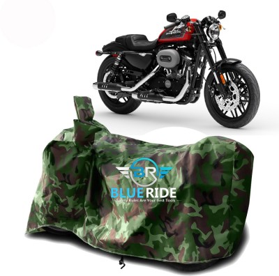 BLUERIDE Two Wheeler Cover for Harley Davidson(Roadster, Green)