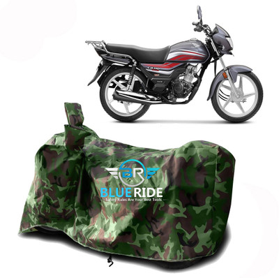BLOERIDE Two Wheeler Cover for Honda(CD 110 Dream, Green)