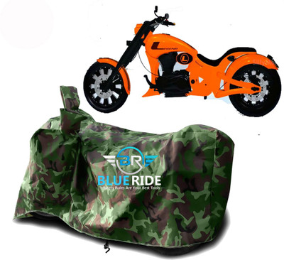BLORIDE Two Wheeler Cover for Harley Davidson(Legend, Green)