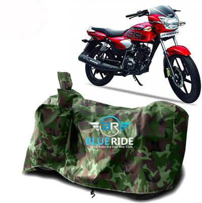 BLOERIDE Two Wheeler Cover for TVS(Phoenix, Green)
