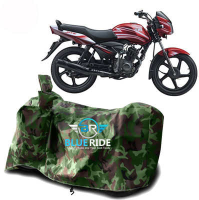 BLOERIDE Two Wheeler Cover for TVS(Jive, Green)