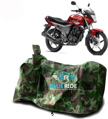 BLUERIDE Two Wheeler Cover for Yamaha(SZ-S, Green)