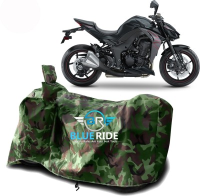 BLUERIDE Two Wheeler Cover for Kawasaki(Z1000, Green)