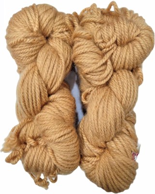 RCB Motu Thick Chunky Wool Hand Knitting Yarn (Skin) (Hanks-600gms) Shade No-12