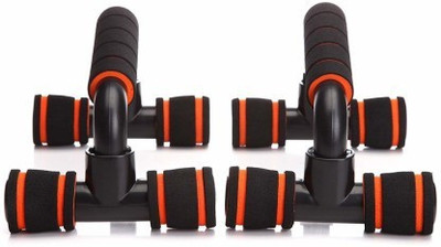 NSP NSPA78_Adjustable Dip Stand Pushup Bar Push Up Stand Exerciser Workout Push-up Bar(Black)