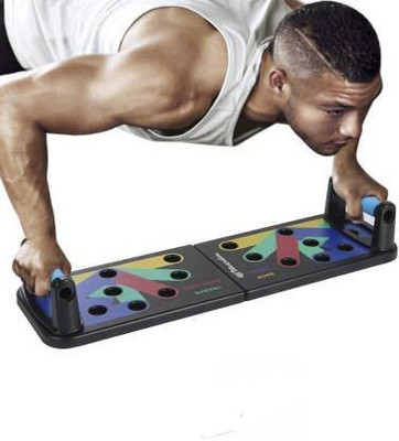 Fitaza Push Up Board Push Up 9 in 1 Color -Coded Push-up Bracket Board Push-up Bar(Multicolor)