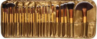 Pindara Make Up Brushes Set With PU Leather Case (Pack of 24)(Pack of 24)