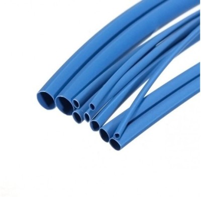 RPI SHOP - 100 Pcs Blue 6mm Polyolefin Heat Shrink Tube, Insulated Wire Wrap, 45mm Heat Shrink Cable Sleeve(6 mm)