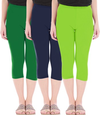 BEFLI Capri Leggings Women Multicolor Capri