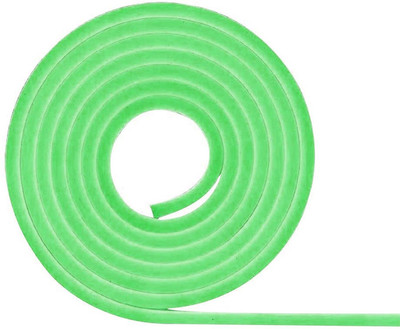 ALLEXTREME AXNLED2 Neon LED Flexible Strip Light 12V Decorative Interior Exterior Car Truck Styling EL Wire Glow String Tube Car Fancy Lights(Green)