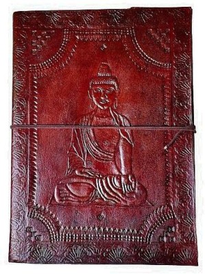 Kgn handicrafts Handmade A4 Diary Unruled 100 Pages(Brown)