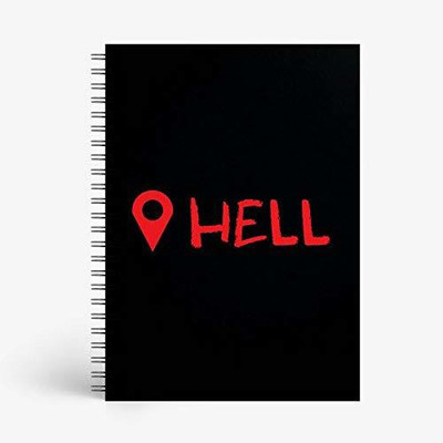 craft maniacs PRINTED 2022 COLLECTION A5 Note Book RULED 160 Pages(Black)