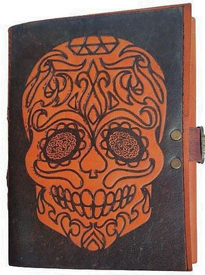 Kgn handicrafts Handmade A5 Diary Unruled 100 Pages(Brown)