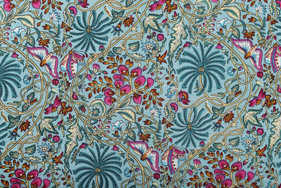 Ravaiyaa - Attitude Is Everything Cotton Blend Floral Print Multi-purpose Fabric