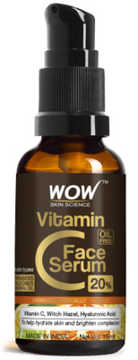 WOW SKIN SCIENCE Vitamin C Serum - Skin Clearing Serum - Brightening, Anti-Aging Skin Repair, Supercharged Face Serum, Dark Circle, Fine Line & Sun Damage Corrector, Genuine 20% - 15ml(15 ml)