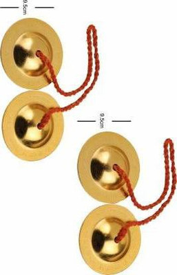 BestBrother Manjira Gold Manjira Set of 2 BB Kartal Instrument