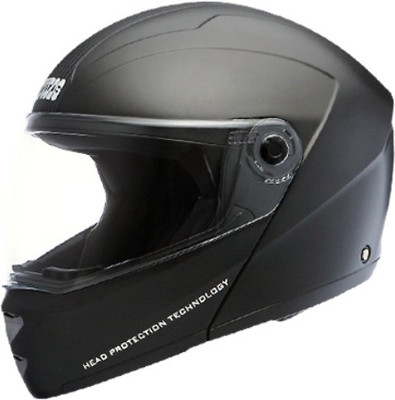 STUDDS NINJA ELITE flip-up full-face helmet Motorbike Helmet(Black)