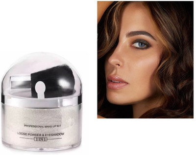 tanvi27 NEW ILLUMINATOR SHIMMERY SHINY GLOW FACE MAKEUP POWDERY SILVER HIGHLIGHTER Highlighter(SILVER)