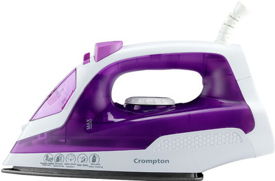 CROMPTON Fabri Magic 1200 W Steam Iron (White, Purple)