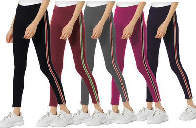 BRAND FLEX Multicolor Jegging(Solid)