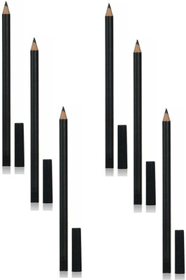 GFSU High Quality Specially Ultimate Look Smooth Black Eyeliner Pencil(Black, 12 g)