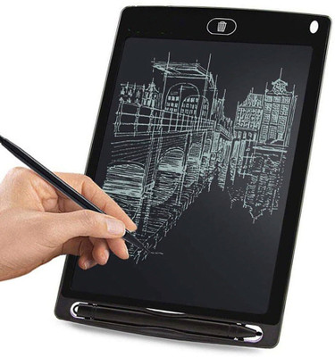Gantavya Best Coolection Advance & Portable 8.5 inch LCD Re-Writing Paperless Electronic Digital Notepad Board for Writing And Learning LCD Writing Tablet Pad(Black)
