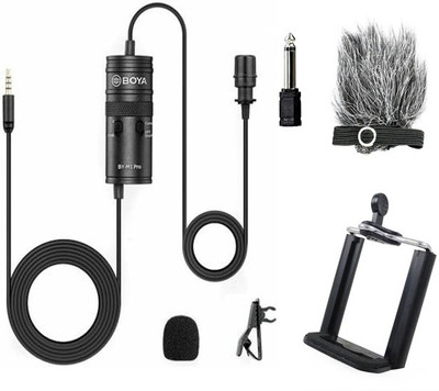 BOYA BY-M1 PRO with MINI FUR-LAV and Mount 1 Lavalier Microphone Microphone