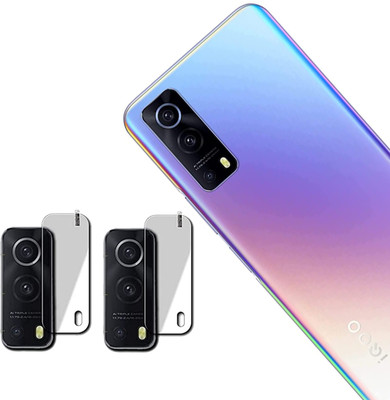 DAFFIN Back Camera Lens Glass Protector for Vivo iQOO Z3 5G(Pack of: 2)