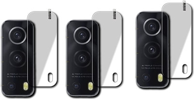 DAFFIN Back Camera Lens Glass Protector for LENS Vivo iQOO Z3 5G(Pack of: 3)
