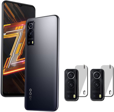 DAFFIN Back Camera Lens Glass Protector for LENS Vivo iQOO Z3 5G(Pack of: 2)