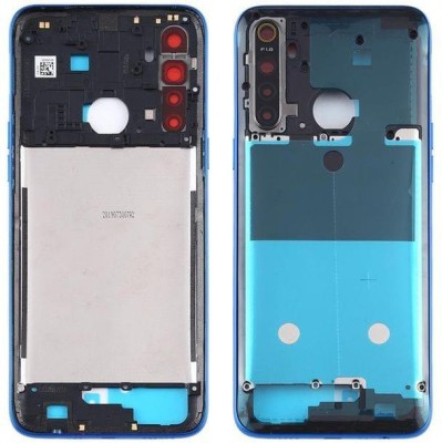 Purplesavvy Realme 5 Middle Frame Bezel Plate ( Don't Buy If Your Model Realme 5 Pro ) Back Panel(Blue)