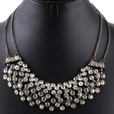 RENAISSANCE TRADERS Zircon Sterling Silver Plated Alloy Necklace