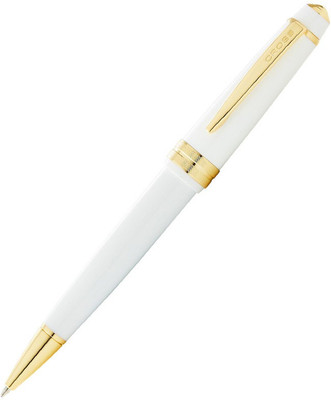 CROSS BAILEY LIGHT WHITE WITH GOLD BP Ball Pen(Ink Color - Black)