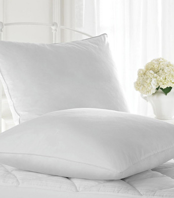 SANJU BROTHER LUXORY Microfibre Solid Sleeping Pillow Pack of 2(White)