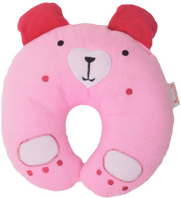 ADRIEL BRINGING JOY Mustard Seeds Solid Baby Pillow Pack of 1(Pink)