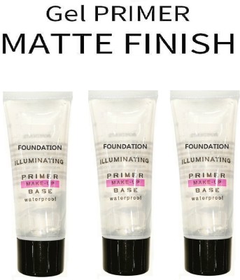 Emijun COMBO 3 FOUNDATION ILLUMINATING PRIMER MAKEUP BASE Prime Primer  - 150 ml(TRANSPARENT)