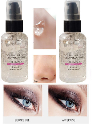 NADJA FACE PROTECT MAKEUP BASE ILLUMINATING WATER PROOF GEL PRIMER COMBO 2 Primer  - 100 ml(TRANSPARENT)