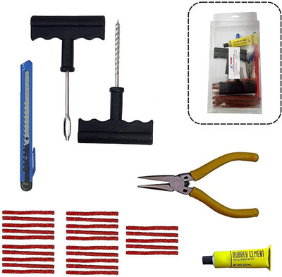 SRPHERE KV+ 9 Tubeless Tyre Puncture Repair Kit Tubeless Tyre Puncture Repair Kit