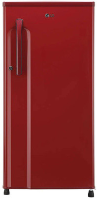 LG 188 L Direct Cool Single Door 2 Star Refrigerator(Peppy Red, GL-B191KPRC)