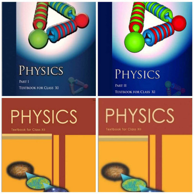 Ncert Science 11th And 12th Physics Textbook Book Part 1 And Part 2 (HARDCOVER) ENGLISH MEDIUM NCERT 4 COMBO BOOK CLASS 11th,12th(Paperback, NCERT)