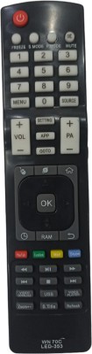 Ehop WN70C Compatible Remote Control For Smart TV (Please Match The Image with Your existing or Old Remote Before Ordering) Weston Remote Controller(Black)