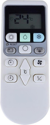 Ehop VE155 Compatible Remote Control For Air Conditioner with Cool & Heat Function (Please Match The Image with Your existing or Old Remote Before Ordering) HITACHI Remote Controller(White)