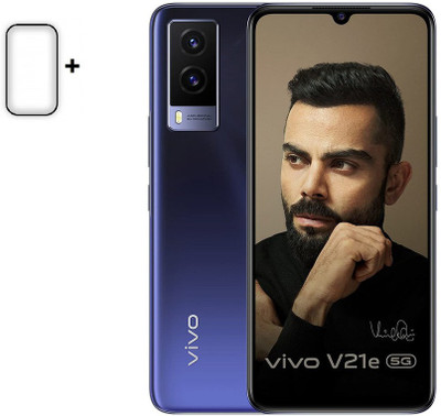 Msons Camera Lens Protector for Vivo V21E 5G | Camera Lens Protector With Flexible Tempered Glass(Pack of 1)
