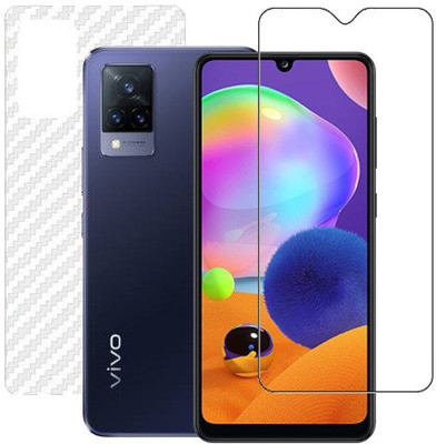 ECMERED Front and Back Screen Guard for VIVO V21(Pack of 2)