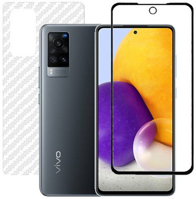 HOBBYTRONICS Front and Back Screen Guard for Vivo X60(Pack of 1)