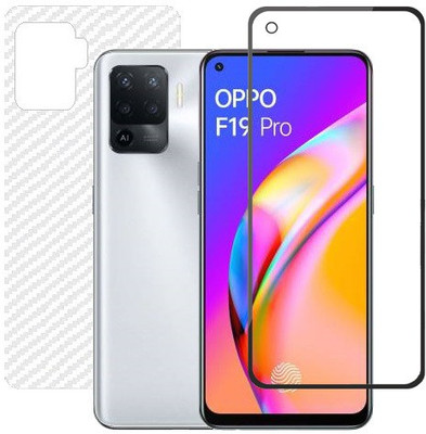 HOBBYTRONICS Front and Back Screen Guard for Oppo F19 Pro(Pack of 1)