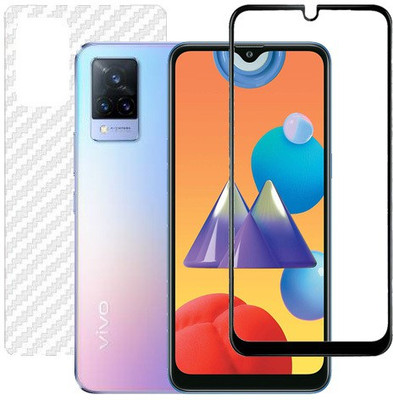 HOBBYTRONICS Front and Back Screen Guard for Vivo V21 (5G)(Pack of 2)