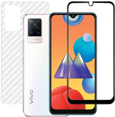HOBBYTRONICS Front and Back Screen Guard for Vivo V21 (5G)(Pack of 2)