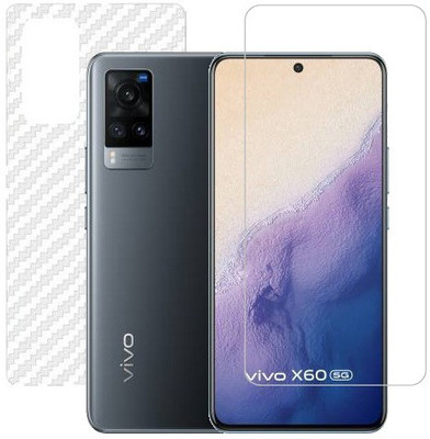 HOBBYTRONICS Front and Back Screen Guard for Vivo X60(Pack of 1)